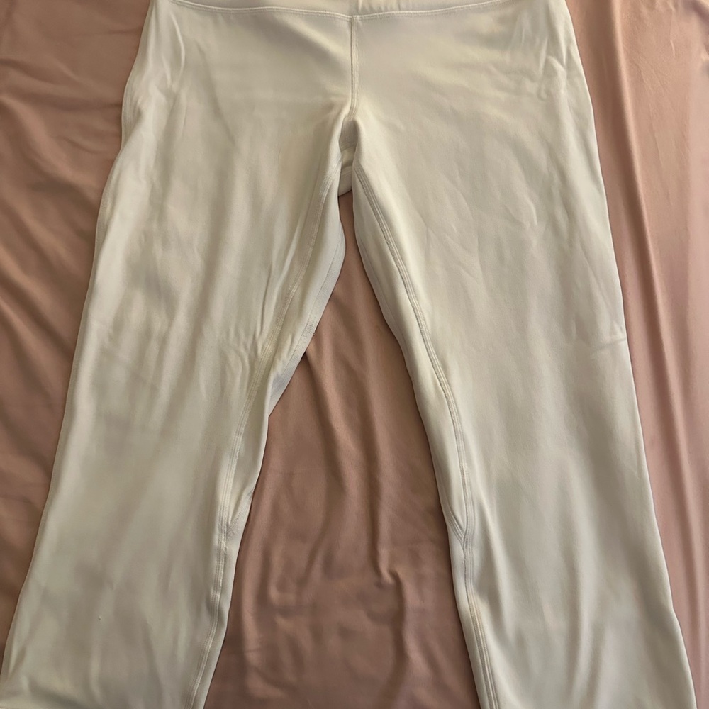 Lululemon Align Mid-Rise Crop 20” Leggings | White | Size 10